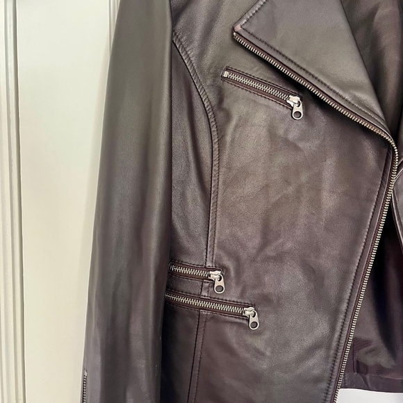 Sundance Leather Motorcycle Jacket | Size 6 - Picture 3 of 8